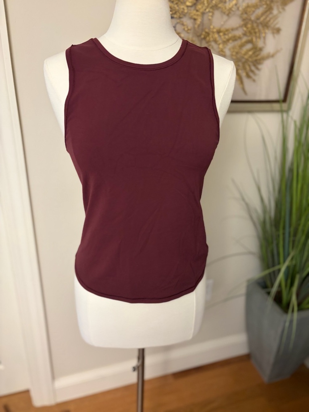lululemon athletica Sleeveless Maroon Performance Tank